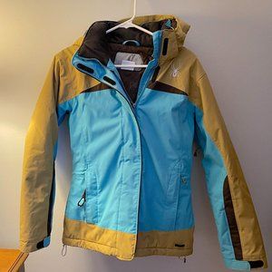 Women's Spyder Color Block Ski Jacket XT 5,000mm Size 8